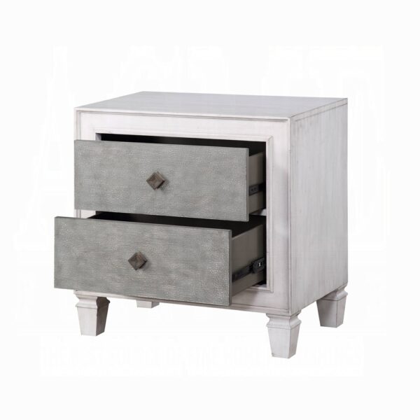 Rustic Gray Katia Nightstand BD00661 by ACME 12