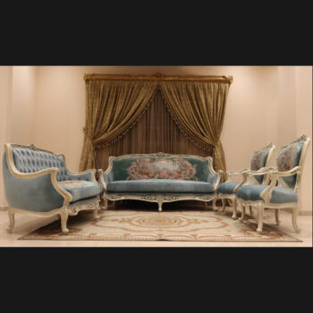 Handmade 4Pcs- Fairuz Mint Green Sofa Set