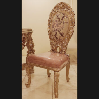 Handmade Zayn Peach Dinning Side Chair