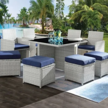 Paitalyi 9 PC Bistro Set