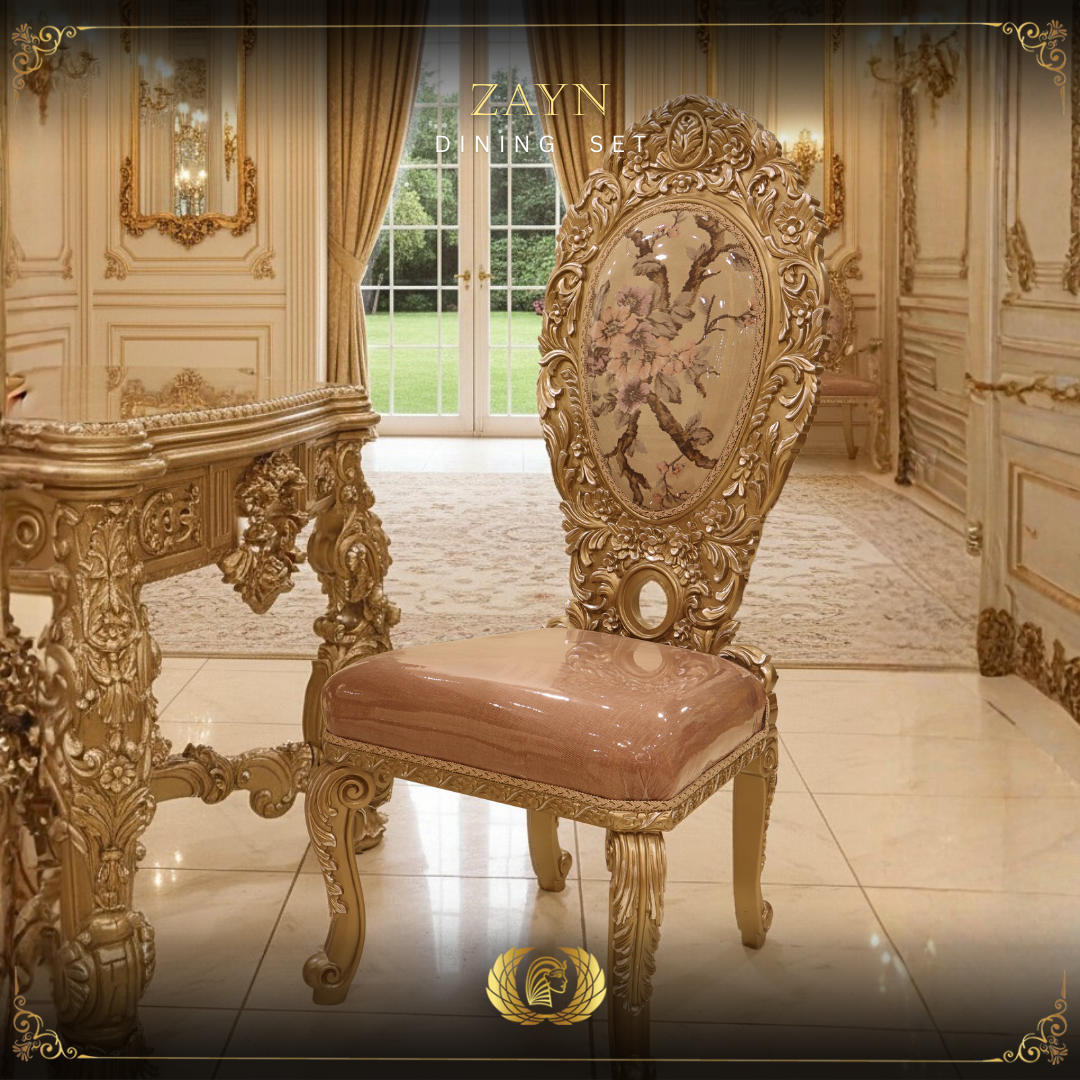 Handmade Zayn Peach Dinning Side Chair | Mobilia Cleopatra 3 zayn chair.01