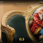 Handmade Victorian Green Chair - Image 6