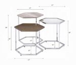 Simno Nesting Table Set by ACME Luxury Coffee Tables Mobilia Cleopatra 14 Simno Nesting Table Set by ACME 14