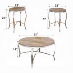 Malai 3PC Pack Coffee & End Set by ACME Luxury Coffee Tables Mobilia Cleopatra 8 Malai 3PC Pack Coffee & End Set by ACME 8