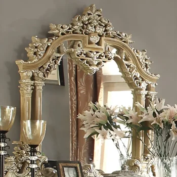 Champagne Finish Mirror HD-328C By Homey Design