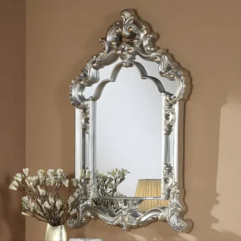 Luxury Silver Finish Mirror HD-8908S By Homey Design