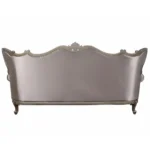 Jayceon Sofa W5 Pillows Fabric & Champagne Finish By ACME