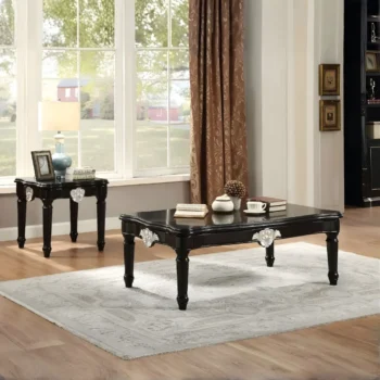 Ernestine Black End Table By ACME