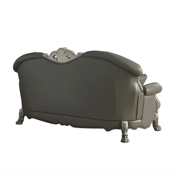 Dresden Leather Sofa With 5 Pillows By ACME