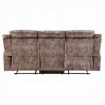 Chocolate Velvet Zubaida Motion Sofa & Console W/USB 55020 by ACME Luxury Living Room Furniture Mobilia Cleopatra 19 Chocolate Velvet Zubaida Motion Sofa & Console W/USB 55020 by ACME 19
