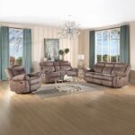 Chocolate Velvet Zubaida Motion Sofa & Console W/USB 55020 by ACME Luxury Living Room Furniture Mobilia Cleopatra 23 Chocolate Velvet Zubaida Motion Sofa & Console W/USB 55020 by ACME 23