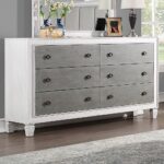 Rustic Gray Katia Dresser BD00663 by ACME Luxury Bedroom Dressers & Mirrors Mobilia Cleopatra 13 Rustic Gray Katia Dresser BD00663 by ACME 13