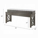 Wandella 4PC Pack Counter Height Table Set W/USB by ACME 23