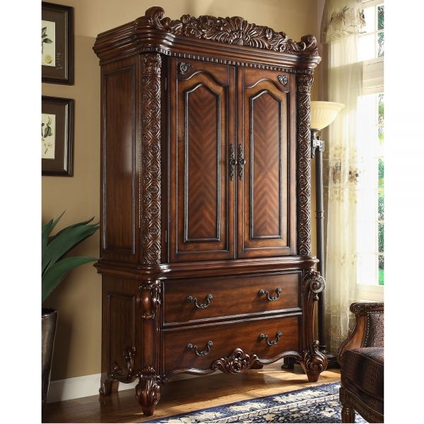 Vendome Wardrobe & TV Armoire in Cherry Finish 22007 by ACME