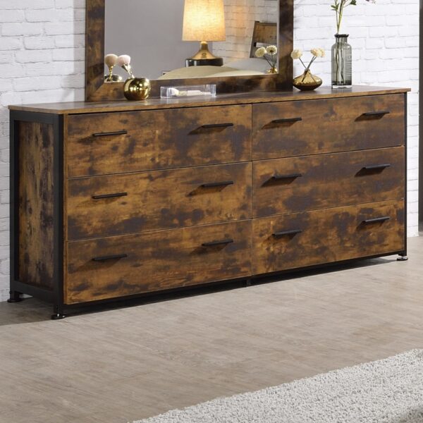 Rustic Oak Juvanth Dresser 24265 by ACME 10