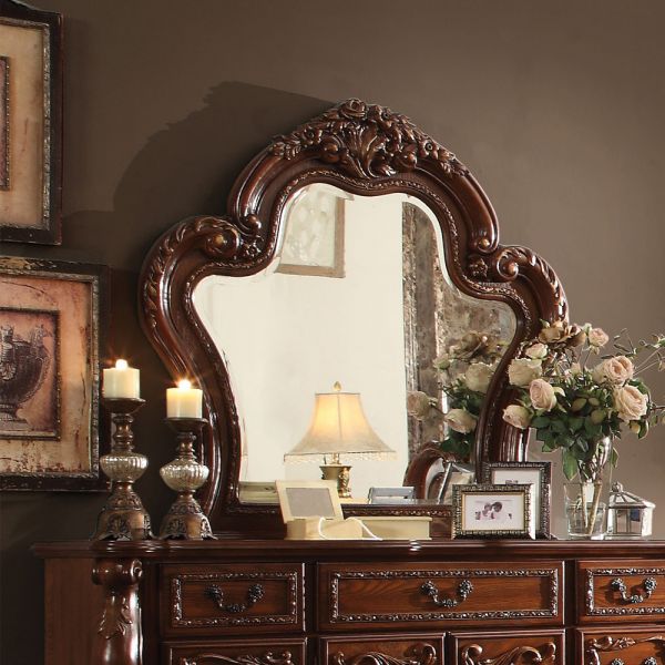 Cherry Oak Finish Dresden Mirror 12144 by ACME