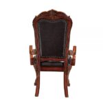 Dresden Chair in Brown Leather 12154 by ACME Dining Chair & Bench Mobilia Cleopatra 16 Dresden Chair in Brown Leather 12154 by ACME 16