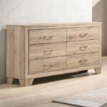 Natural Miquell Dresser 28045 by ACME Luxury Bedroom Dressers & Mirrors Mobilia Cleopatra 11 Natural Miquell Dresser 28045 by ACME 11