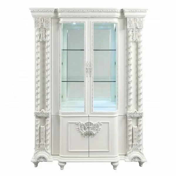 Vanaheim Curio in Antique White Finish by ACME - Image 2
