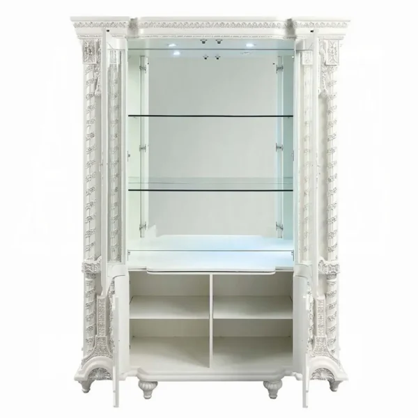 Vanaheim Curio in Antique White Finish by ACME - Image 3