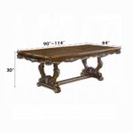 Latisha Pedestal Dining Table DN01357 by ACME 25