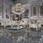 Vendome Chair With Pillow in Champagne Leather LV01326 by ACME 23