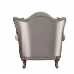 Jayceon Chair WPillow Fabric & Champagne Finish By ACME