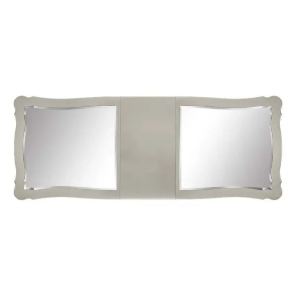 Bently 96-Inch Rectangular Dining Table in Champagne Finish By ACME