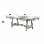 Bently Double Pedestal Dining Table By ACME