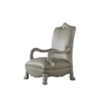 Dresden Leather Chair With Pillow By ACME