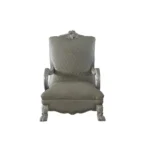 Dresden Leather Chair With Pillow By ACME