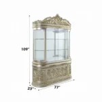 Antique Gold Finish Sorina Curio by ACME - Image 5