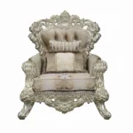 Sorina Gold French Armchair With 2 Pillows