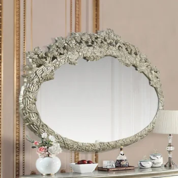 Sorina Mirror in Antique Gold Finish