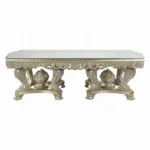 Sorina Gold Dining Table by ACME - Image 3