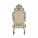 Sorina Gold Leather Arm Chair by ACME - Image 3