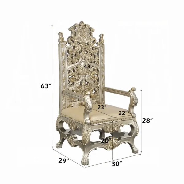 Danae Dining Arm Chair Set of 2 by ACME - Image 6