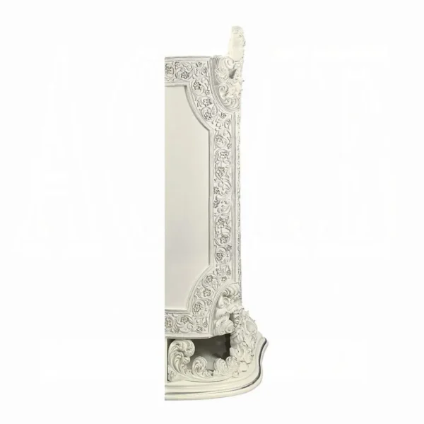 Adara Antique White Wood Curio by ACME - Image 3