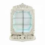 Adara Antique White Wood Curio by ACME - Image 2
