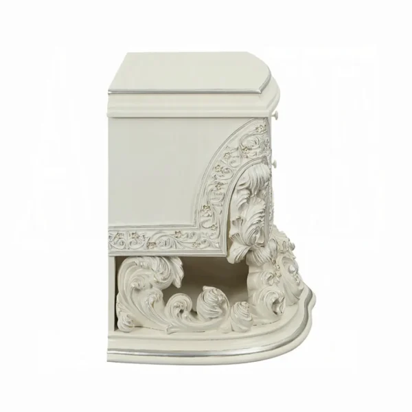 Adara White Nightstand by ACME - Image 5