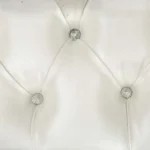 Adara White Leather Bench by ACME - Image 5