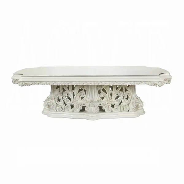 Adara White Dining Table by ACME - Image 2