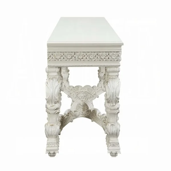 Adara White Sofa Table by ACME - Image 3