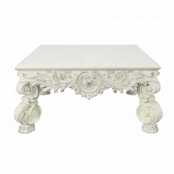 Adara White Coffee Table by ACME - Image 2