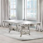Bently Double Pedestal Dining Table by ACME Luxury Dining Tables Mobilia Cleopatra 23 Bently Double Pedestal Dining Table by ACME 23