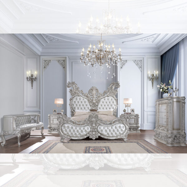 Luxury 7 PCs Dining Table Set HD-8024 By Homey Design 36