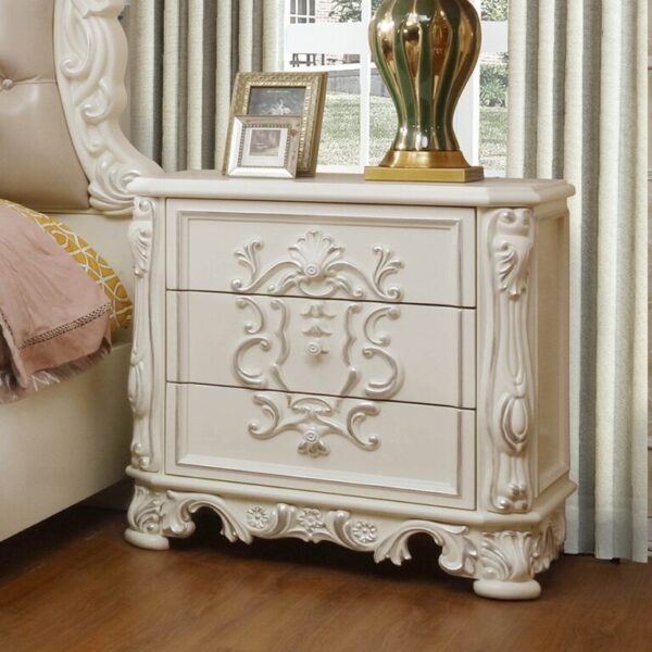 Ivory Bedroom Set 5 PCs HD-8008 By Homey Design 11