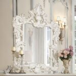 Ivory Bedroom Set 5 PCs HD-8008 By Homey Design Homey Design HD-8008 Collection Mobilia Cleopatra 17 Ivory Bedroom Set 5 PCs HD-8008 By Homey Design 17