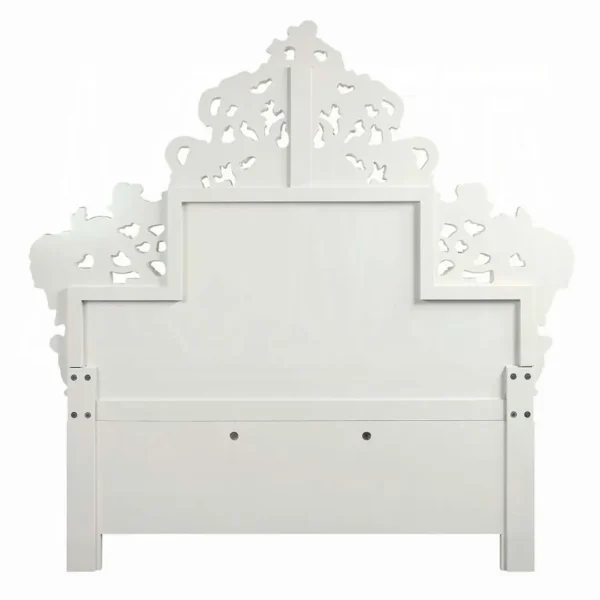 Vanaheim Beige Leather Eastern King Bed by ACME - Image 3