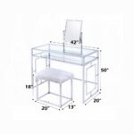 Carenze II Vanity Desk by ACME Bedroom Vanities Mobilia Cleopatra 26 Carenze II Vanity Desk by ACME 26